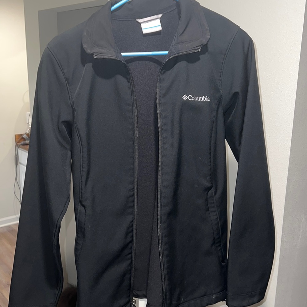 Black soft shell Colombia women jacket